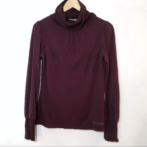 DKNY Jeans ribbed turtleneck top